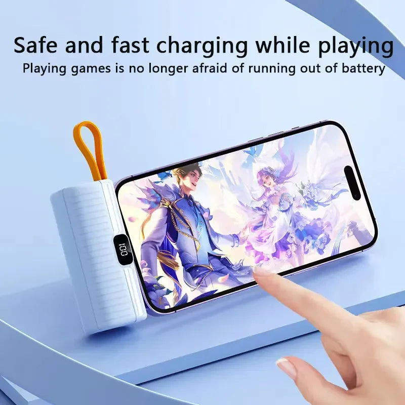 30000Mah Portable Mini Power Bank Ultra-Large Capacity Universal Wireless Fast Charging Power Bank Thin Lightweight Power Bank