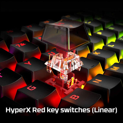 Alloy Origins - Mechanical Gaming Keyboard, Software-Controlled Light & Macro Customization, Compact Form Factor, RGB LED Backlit - Linear  Red Switch