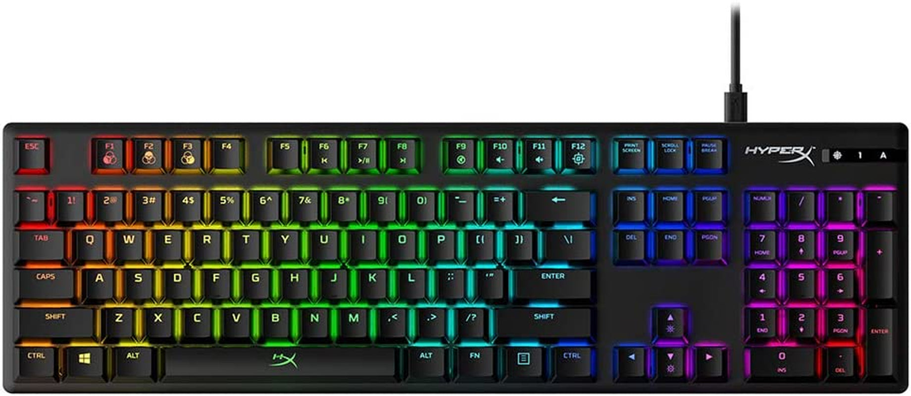 Alloy Origins - Mechanical Gaming Keyboard, Software-Controlled Light & Macro Customization, Compact Form Factor, RGB LED Backlit - Linear  Red Switch