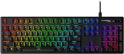 Alloy Origins - Mechanical Gaming Keyboard, Software-Controlled Light & Macro Customization, Compact Form Factor, RGB LED Backlit - Linear  Red Switch